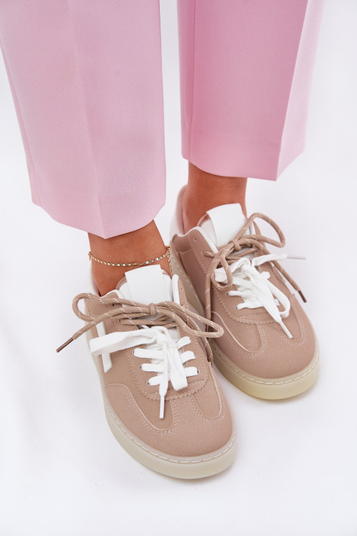 Low Women's Sports Shoes Beige Zelevelis Low Women's Sports Shoes Beige Zelevelis