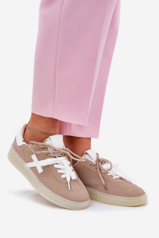 Low Women's Sports Shoes Beige Zelevelis Low Women's Sports Shoes Beige Zelevelis