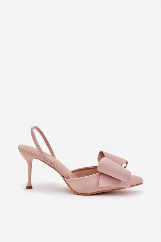  Z Odkrytymi Piętami I Kokardką  Eklevia