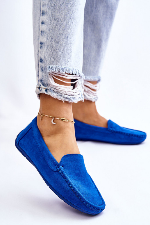 Women s Loafers Suede Blue Morreno Women s Loafers Suede Blue Morreno