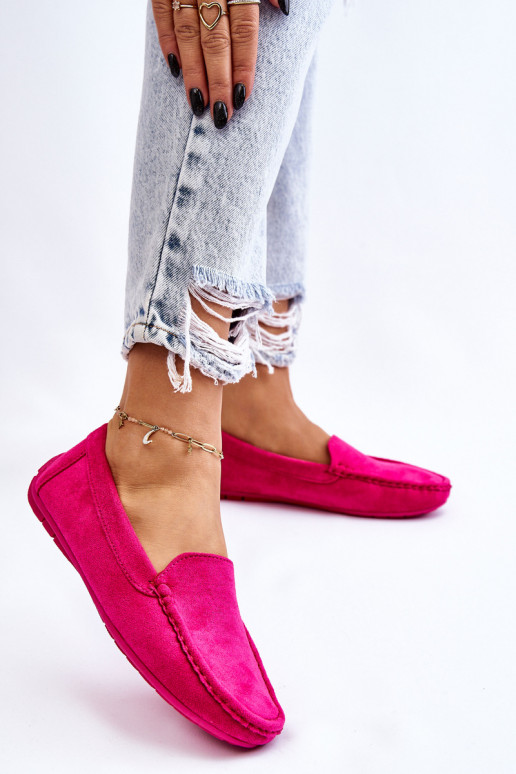 Women s Loafers Suede Fuchsia Morreno