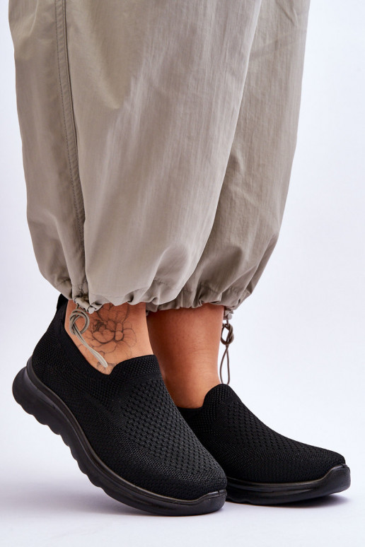 Women's Textile Slip-on Sneakers Black Adiora Women's Textile Slip-on Sneakers Black Adiora