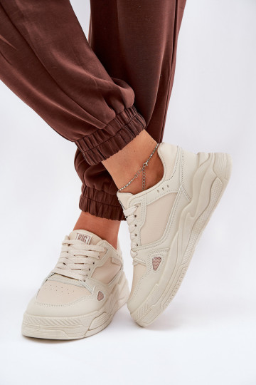 Ladies Sneakers Big Star NN274668 Beige 2