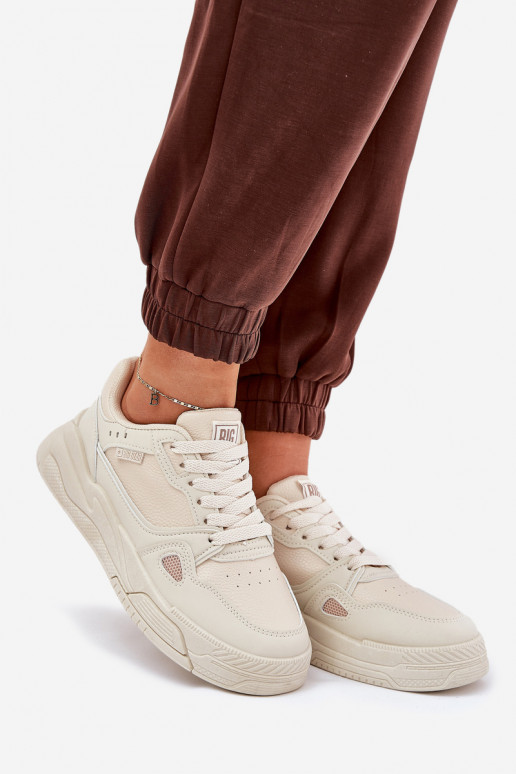 Ladies Sneakers Big Star NN274668 Beige Ladies Sneakers Big Star NN274668 Beige