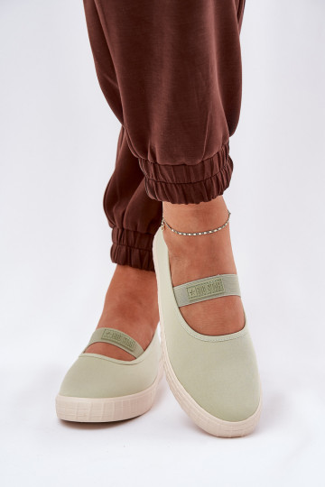 Women's Sneakers Big Star NN274604 Light Green 2