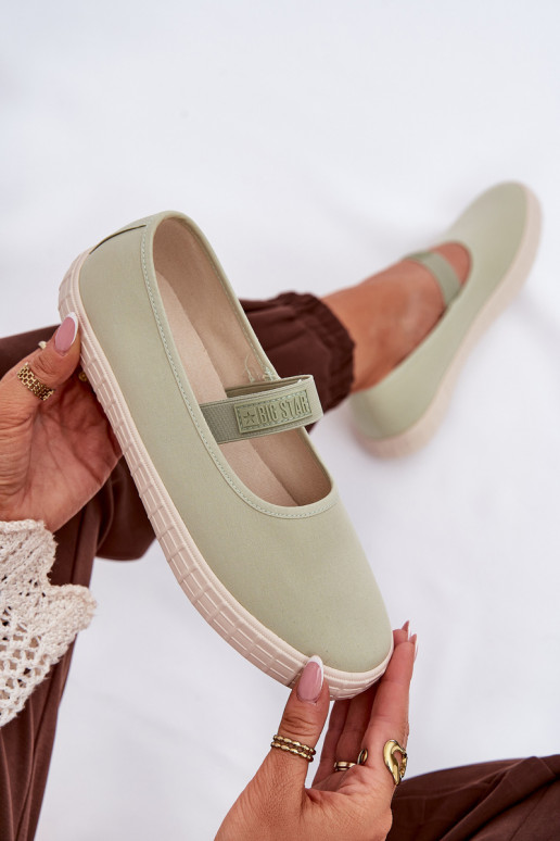 Women's Sneakers Big Star NN274604 Light Green Women's Sneakers Big Star NN274604 Light Green