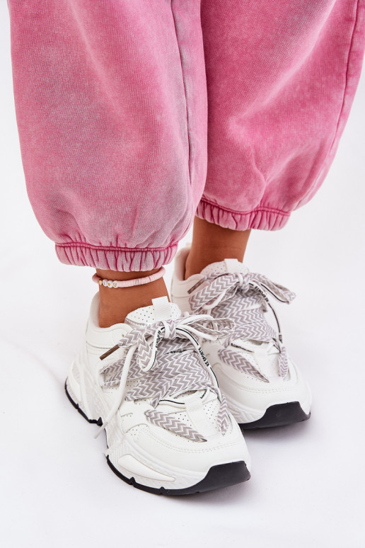 Sneakers Women Sports Shoes With Double Lacing White Efobell Sneakers Women Sports Shoes With Double Lacing White Efobell