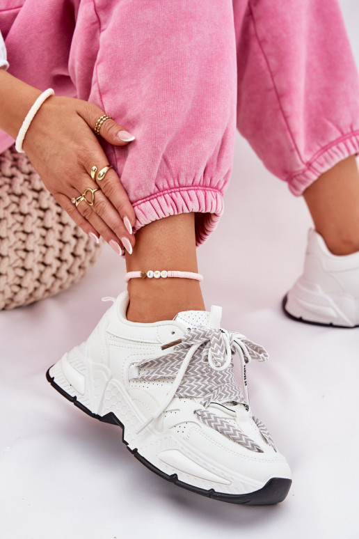 Sneakers Women Sports Shoes With Double Lacing White Efobell Sneakers Women Sports Shoes With Double Lacing White Efobell