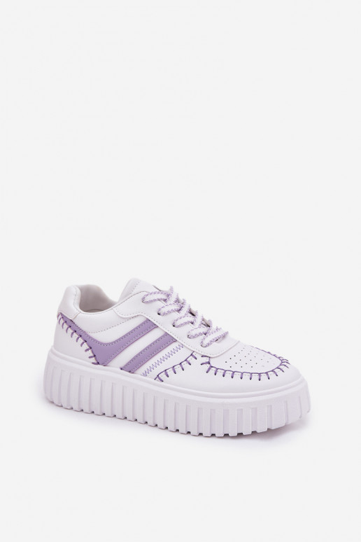 Ladies Sneakers On Platform Purple Ofenale Ladies Sneakers On Platform Purple Ofenale