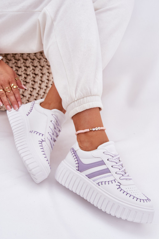 Ladies Sneakers On Platform Purple Ofenale Ladies Sneakers On Platform Purple Ofenale