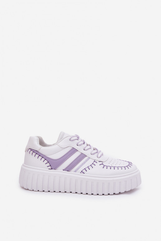 Ladies Sneakers On Platform Purple Ofenale Ladies Sneakers On Platform Purple Ofenale