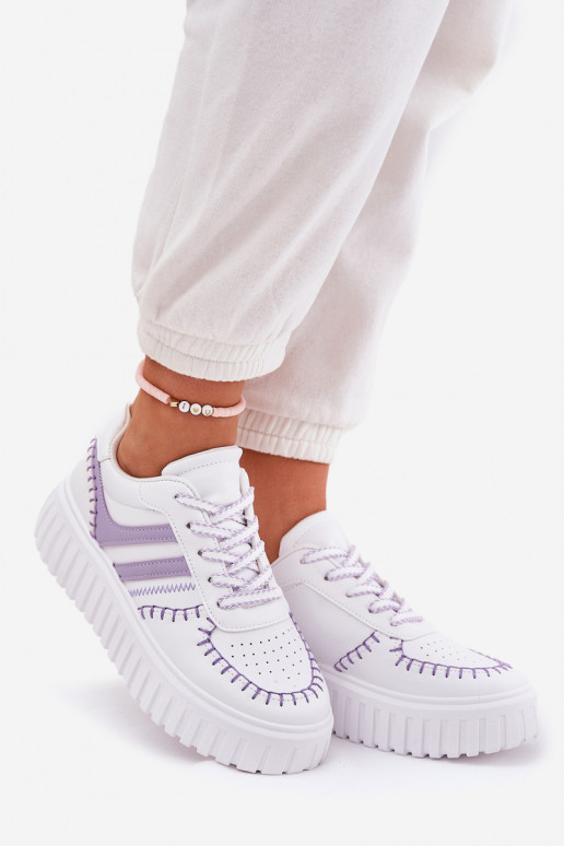 Ladies Sneakers On Platform Purple Ofenale Ladies Sneakers On Platform Purple Ofenale