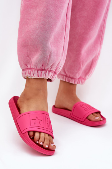 Ladies Slippers Big Star NN274A668 Fuchsia 2