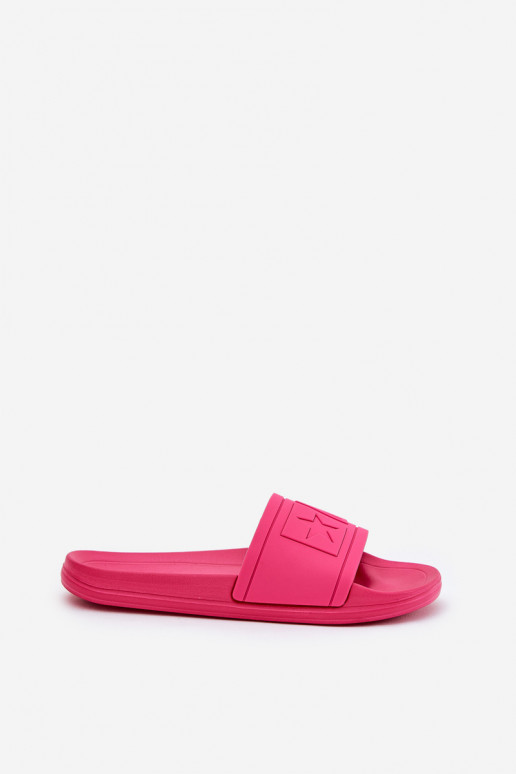 Ladies Slippers Big Star NN274A668 Fuchsia