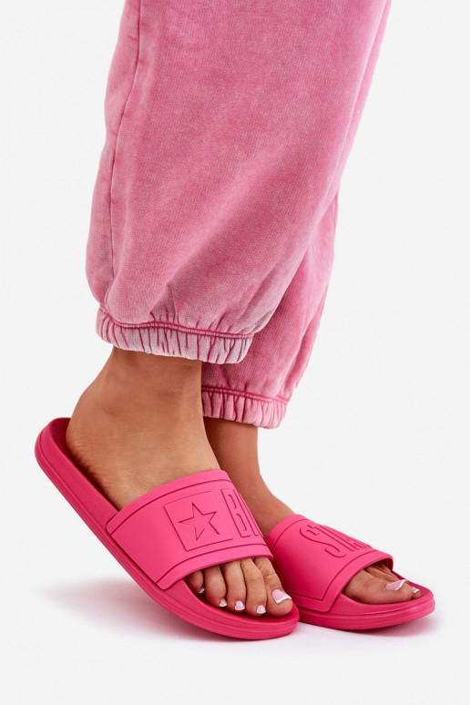 Ladies Slippers Big Star NN274A668 Fuchsia