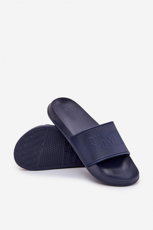 Light Foam Slippers Men Big Star MM174323 Navy