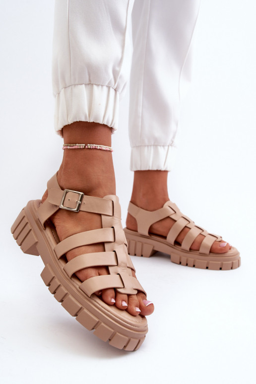 Beige Women's Roman Sandals Rosarose