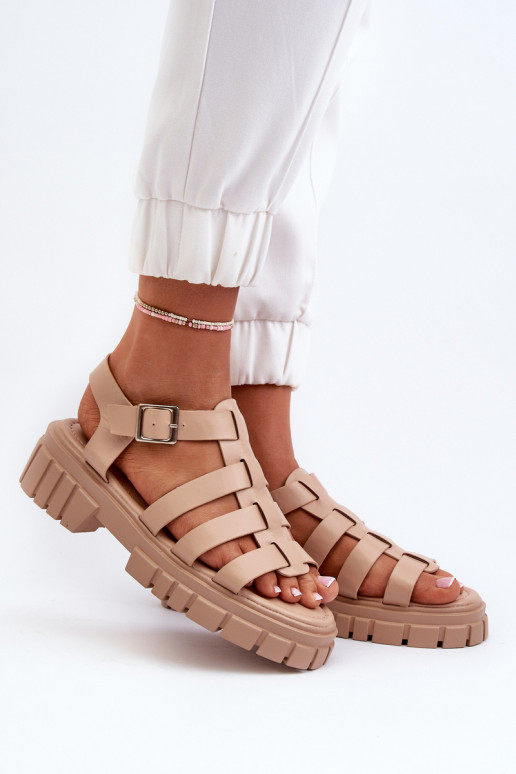 Beige Women's Roman Sandals Rosarose