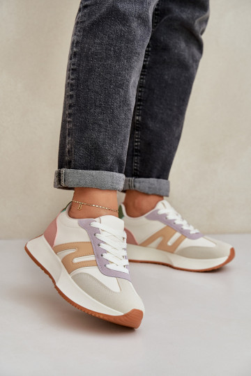 Buty Sportowe Damskie Na Platformie Multikolor Emidi 2