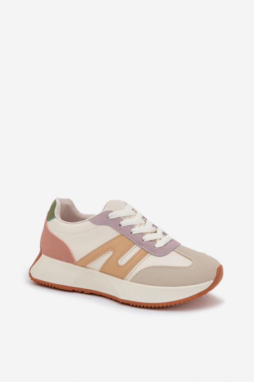 Buty Sportowe Damskie Na Platformie Multikolor Emidi Buty Sportowe Damskie Na Platformie Multikolor Emidi