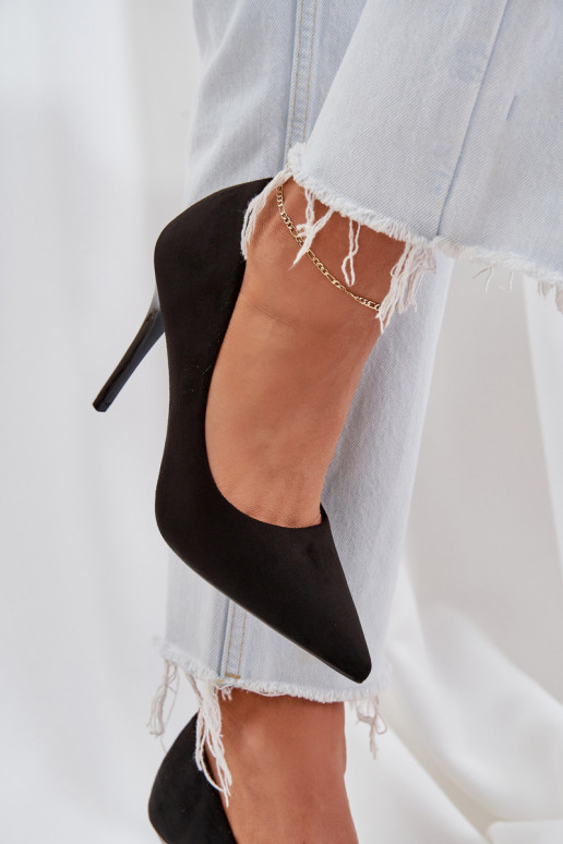 Classic Stiletto Heels From Eco Suede... Classic Stiletto Heels From Eco Suede...