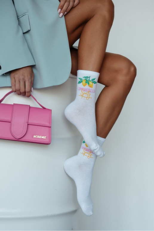 Ladies Socks LIMONCELLO White Ladies Socks LIMONCELLO White