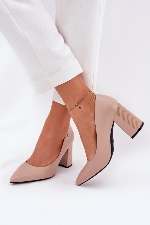 Elegant High Heels Vinceza 62220 Beige Elegant High Heels Vinceza 62220 Beige