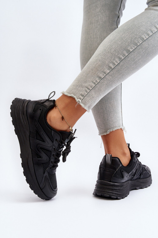 Sneakersy damskie Big Star NN274A085 Czarny