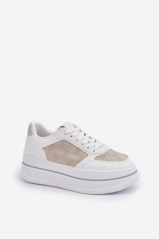 Women's Patterned Sneakers White Fenarra
