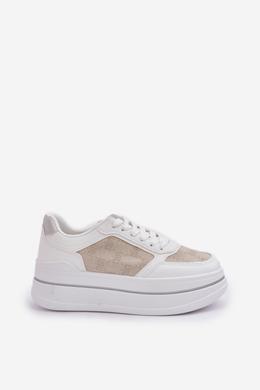 Women's Patterned Sneakers White Fenarra